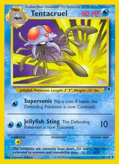 Tentacruel Pokémon card, number 66