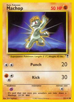 Machop Pokémon card, number 79
