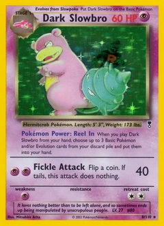 Dark Slowbro Pokémon card, number 8