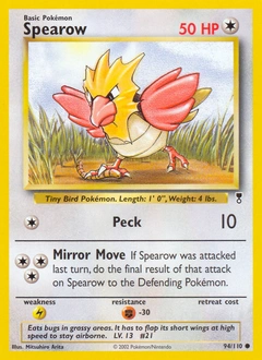 Spearow Pokémon card, number 94