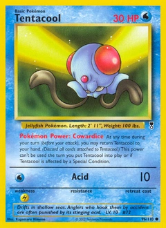 Tentacool Pokémon card, number 96