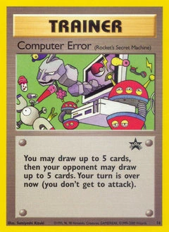 Computer Error Pokémon card, number 16