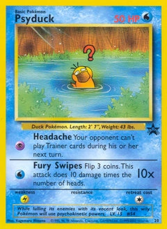 Psyduck Pokémon card, number 20