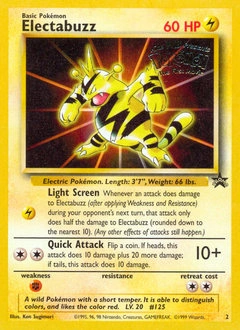 Electabuzz Pokémon card, number 2