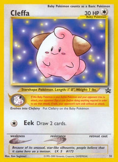 Cleffa Pokémon card, number 31