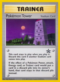 Pokémon Tower Pokémon card, number 42