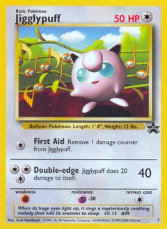 Jigglypuff Pokémon card, number 7