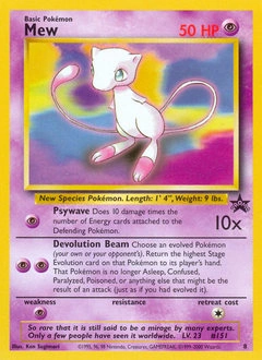 Mew Pokémon card, number 8