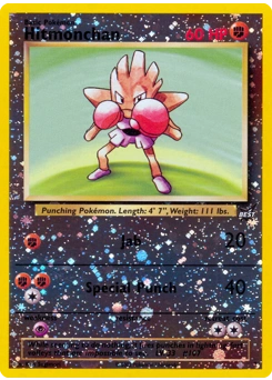 Hitmonchan Pokémon card, number 2