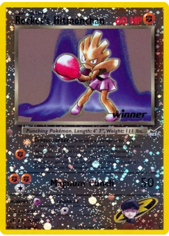 Rocket's Hitmonchan Pokémon card, number 9