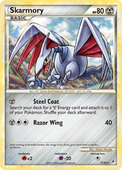 Skarmory Pokémon card, number 31