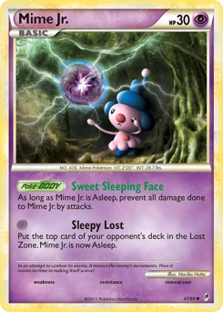 Mime Jr. Pokémon card, number 47