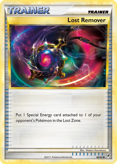 Lost Remover Pokémon card from Call of Legends, number 80 (Standard print)