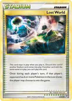 Lost World Pokémon card, number 81