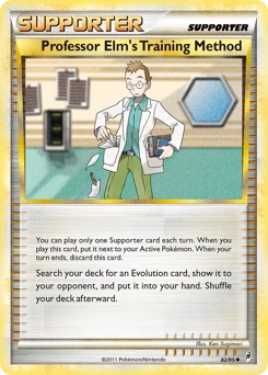 Professor Elm's Training Method Pokémon card, number 82