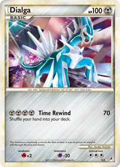 Dialga Pokémon card, number SL2