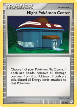 Night Pokémon Center Pokémon card, number 108