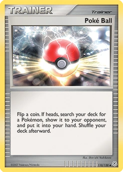 Poké Ball Pokémon card, number 110