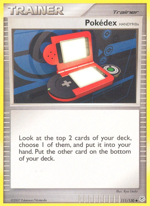 Pokédex HANDY910is Pokémon card from Diamond & Pearl, number 111 (Standard print)