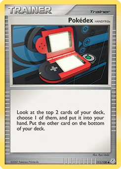 Pokédex HANDY910is Pokémon card, number 111