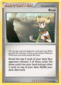Rival Pokémon card, number 113