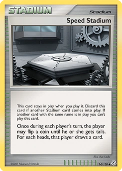 Speed Stadium Pokémon card, number 114