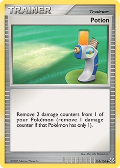 Potion Pokémon card, number 118