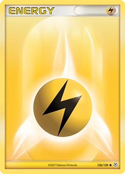 Lightning Energy Pokémon card, number 126