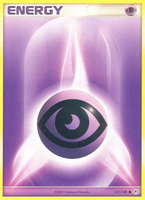 Psychic Energy Pokémon card from Diamond & Pearl, number 127 (Standard print)