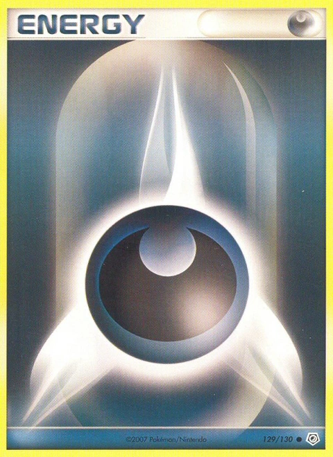 Darkness Energy Pokémon card from Diamond & Pearl, number 129 (Standard print)