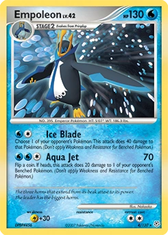 Empoleon Pokémon card, number 4