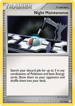 Night Maintenance Pokémon card, number 113