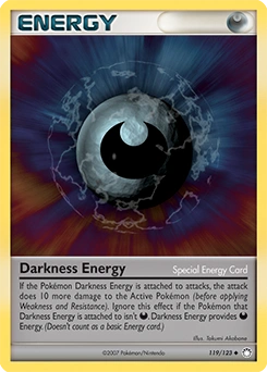 Darkness Energy Pokémon card, number 119
