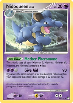 Nidoqueen Pokémon card, number 31