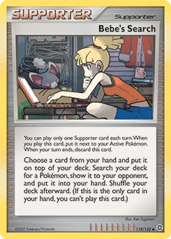 Bebe's Search Pokémon card, number 119