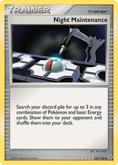 Night Maintenance Pokémon card, number 120