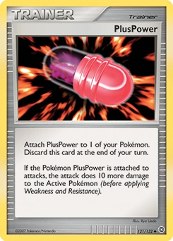PlusPower Pokémon card, number 121