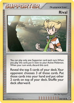 Rival Pokémon card, number 124