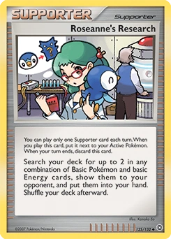 Roseanne's Research Pokémon card, number 125