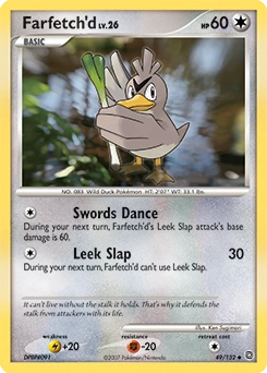 Farfetch'd Pokémon card, number 49