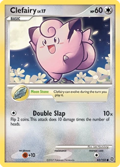 Clefairy Pokémon card, number 83