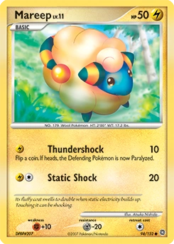 Mareep Pokémon card, number 94
