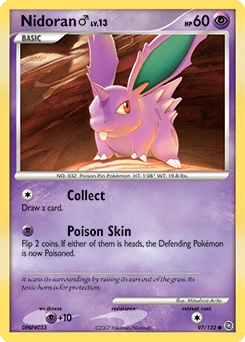 Nidoran ♂ Pokémon card, number 97