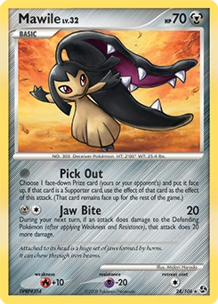 Mawile Pokémon card, number 24