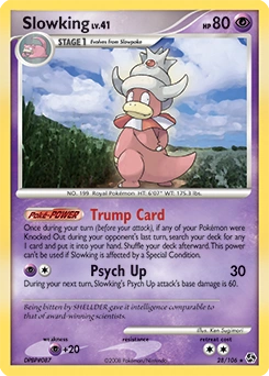 Slowking Pokémon card, number 28