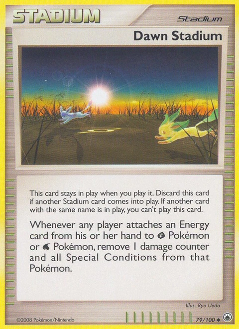 Dawn Stadium Pokémon card from Majestic Dawn, number 79 (Standard print)