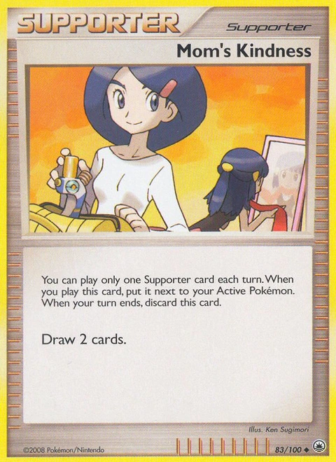 Mom's Kindness Pokémon card from Majestic Dawn, number 83 (Standard print)