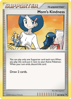 Mom's Kindness Pokémon card, number 83