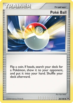 Poké Ball Pokémon card, number 85