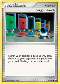 Energy Search Pokémon card, number 90
